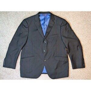 BILLY LONDON UK Black 3 Button Blazer Jacket - 42 Short